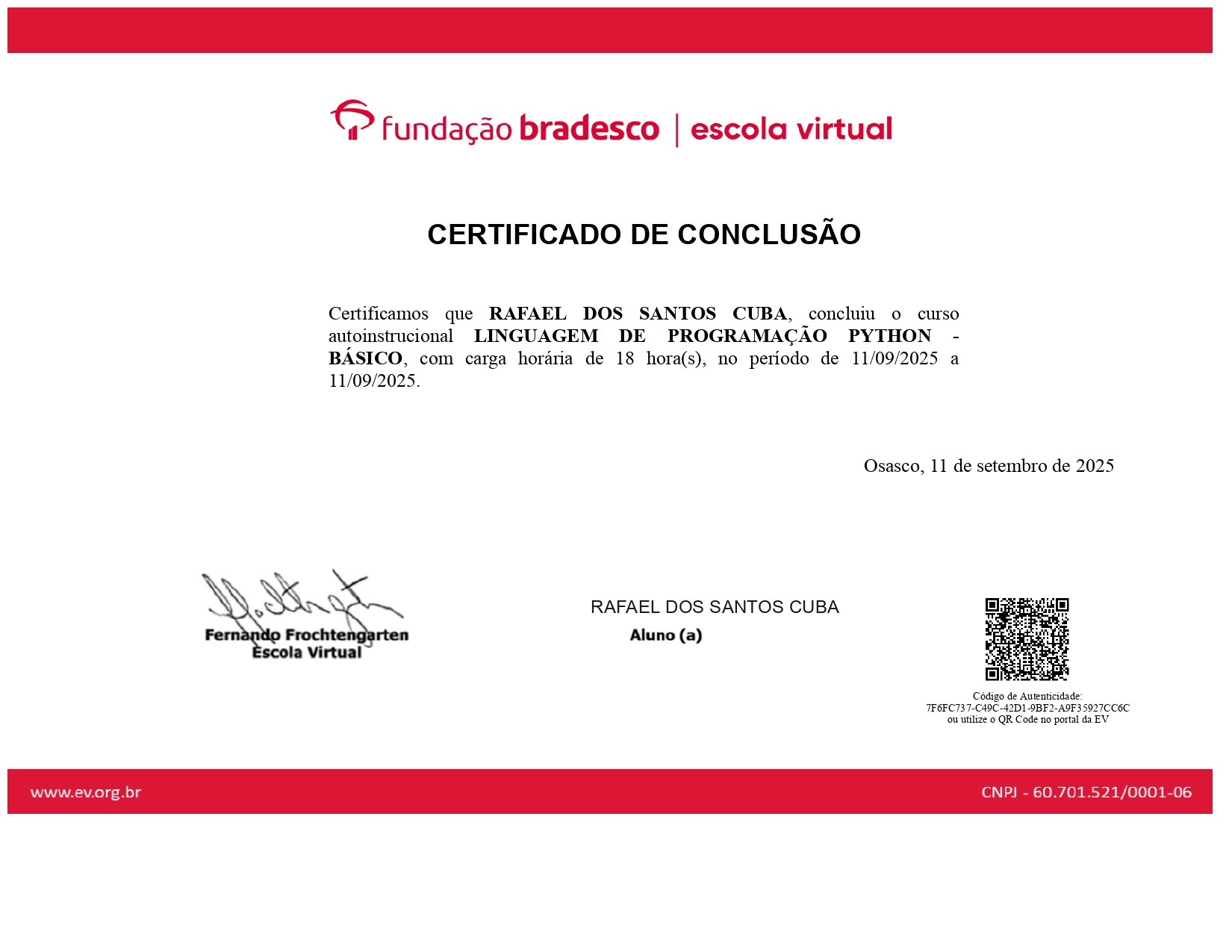 Certificado